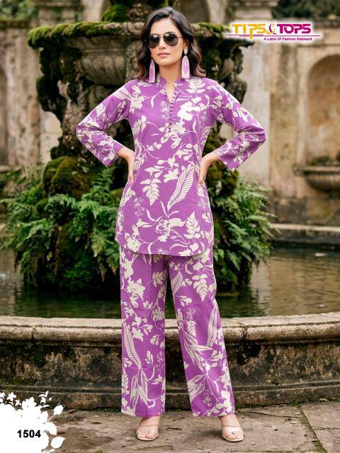 Tips & tops fashion beats vol 15 coord set Kurti distributors in Kolkata